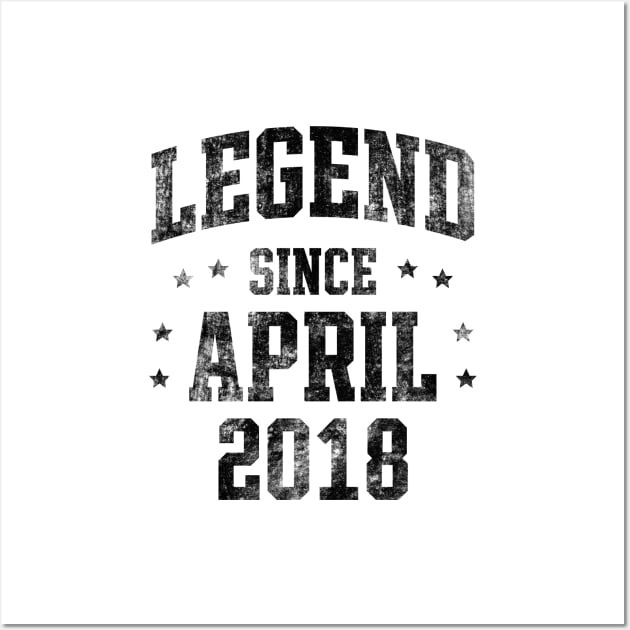 Legend since April 2018 Wall Art by Creativoo
